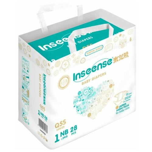 Inseense подгузники Q5S NB (до 5 кг) 28 шт.