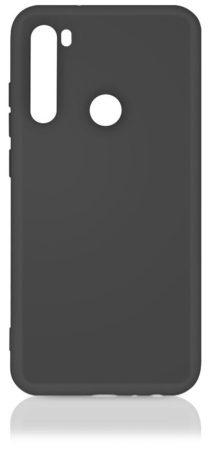 Силиконовый чехол с покрытием Soft-touch для Xiaomi Redmi Note 8T, Черный