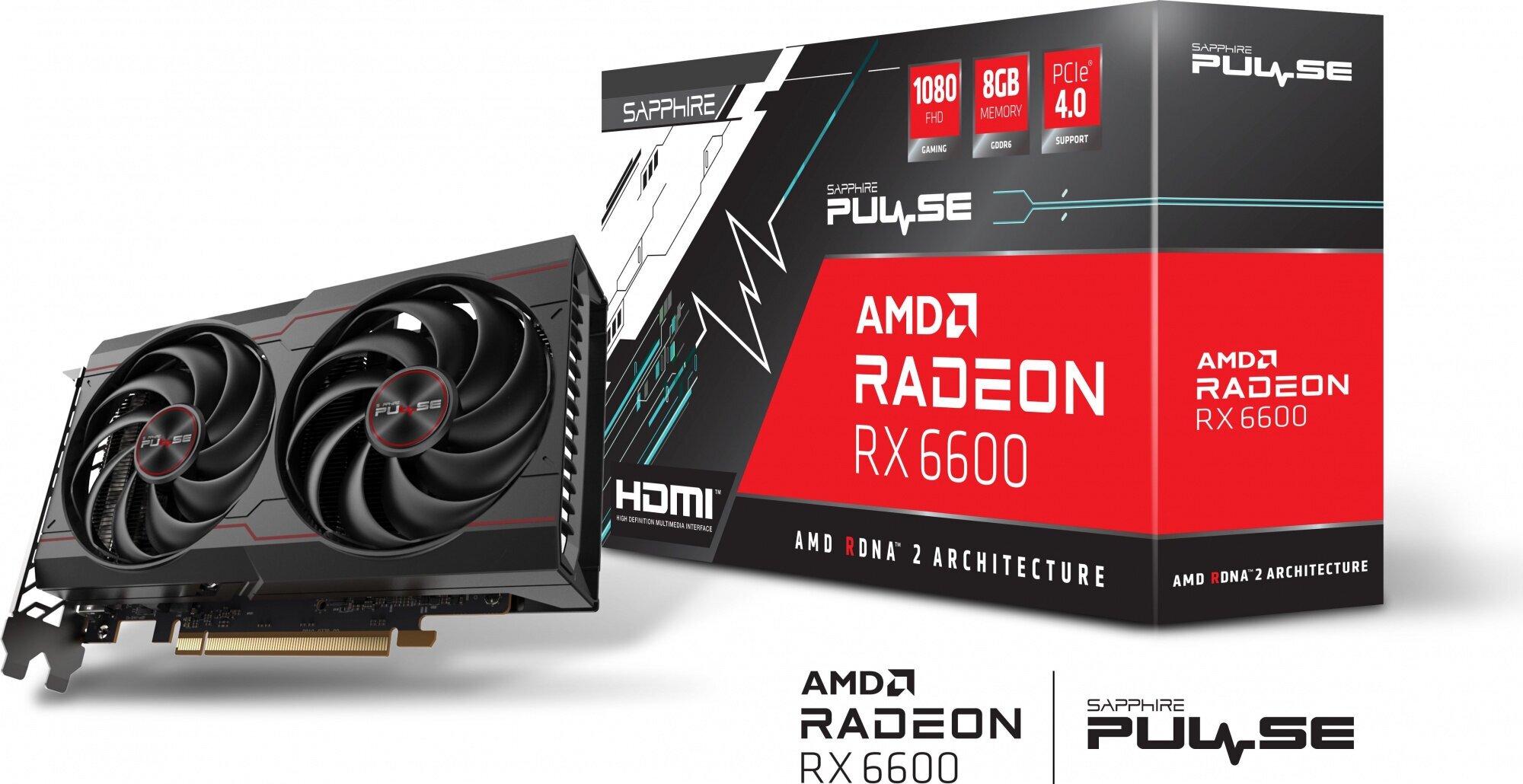 Видеокарта Sapphire AMD Radeon RX 6600, RX 6600 Gaming, 8ГБ, GDDR6, Ret - фото №6