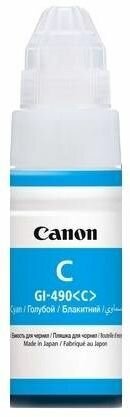 Картридж Canon GI-490C голубой (0664c001)