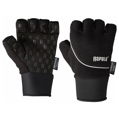 фото Перчатки rapala stretch half finger размер m