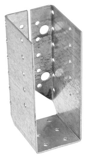 Опора бруса тундра krep, оцинкованная, 137х70х52х2 мм, закрытая, 1 шт. (арт. 5296519)