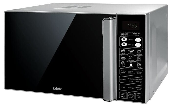 Микроволновая печь BBK 23MWC-982S/SB-M black (23л, 900Вт, гриль, электронное управление, конвекция) (23MWC-982S/SB-M)