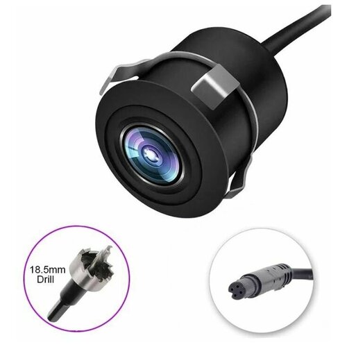 Камера заднего вида врезная V25 4 pin 500ТВЛ 12В 1024 x 768 угол 115 гр 59100₽