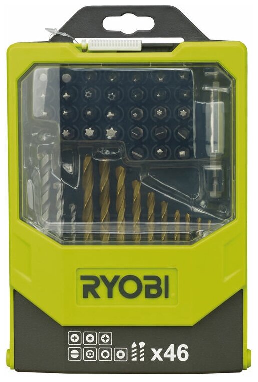 Набор комбинированный RAK46MiX 46 предметов Ryobi 5132002686