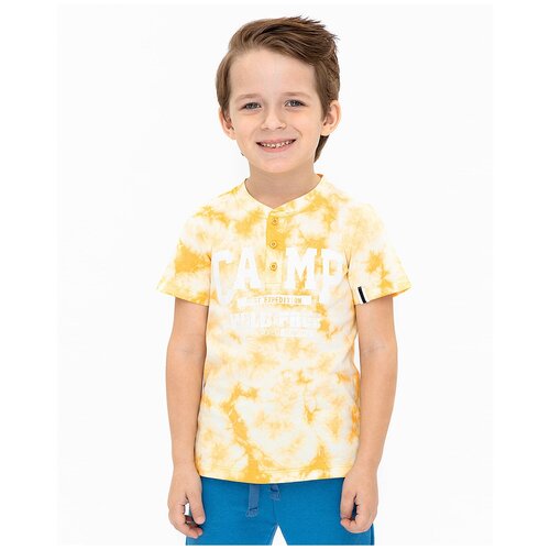 фото Футболка button blue, размер 158, желтый