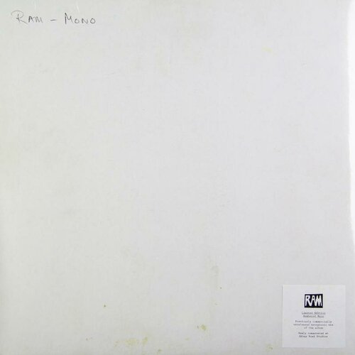 Paul McCartney: RAM (remastered mono-Mix) (Limited Edition)