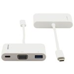 Переходник/адаптер Kramer USB Type-C (m) - VGA/USB 3.0/USB Type-C (f) - изображение