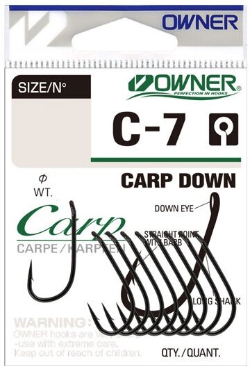 Крючок Owner 53267 C-7 Carp Down