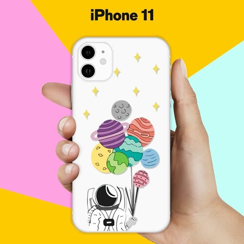 Силиконовый чехол Планеты-шарики на Apple iPhone 11 силиконовый чехол планеты на apple iphone 12