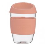 Кружка для кофе 400 мл Typhoon стекло розовая - изображение