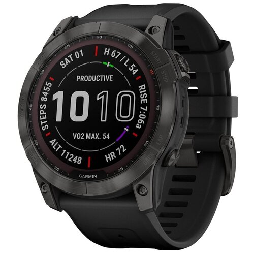 Смарт-часы Garmin Fenix 7X Sapphire SolarGray-Black 010-02541-11 11699000₽