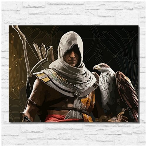 Картина по номерам на холсте игра Assassin's Creed Истоки - 11564 Г 30x40