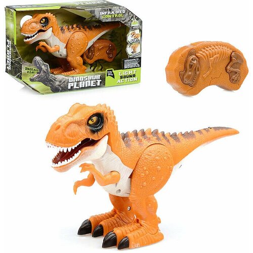 Dinosaurs'Island Toys Радиоуправляемый динозавр Тираннозавр Rex (свет, звук, пульт) - RS011 радиоуправляемый динозавр тираннозавр rex свет звук пар