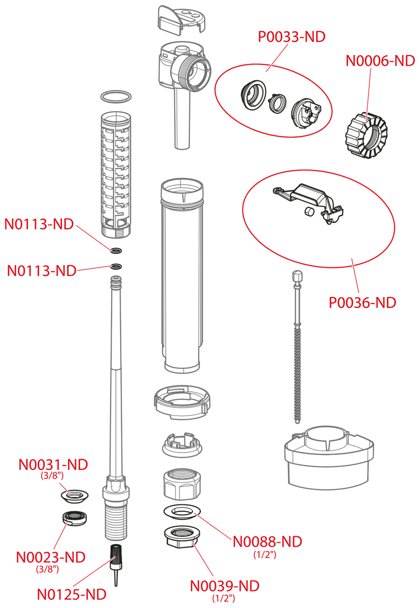 Наливная арматура Alcaplast - фото №3