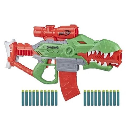 бластер hasbro nerf дино рекс рэмпейдж f0807eu4 Игровой набор Hasbro Nerf бластер Дино Рекс Рэмпейдж