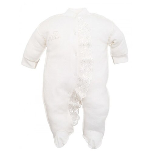 фото "1516-1 комбинезон ""мой ангел"" 56, белый" leo