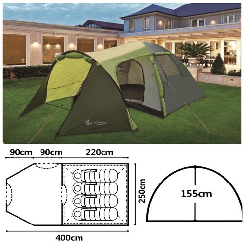 4-х местная кемпинговая палатка Mircamping 1036