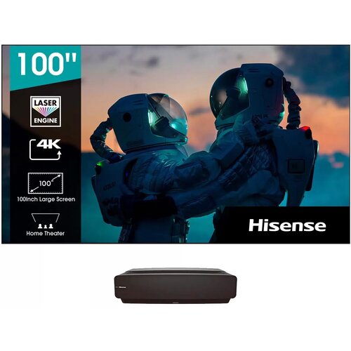 Телевизор Hisense Laser TV 100L5F-D12 100 LED 4K Ultra HD черный 25285000₽