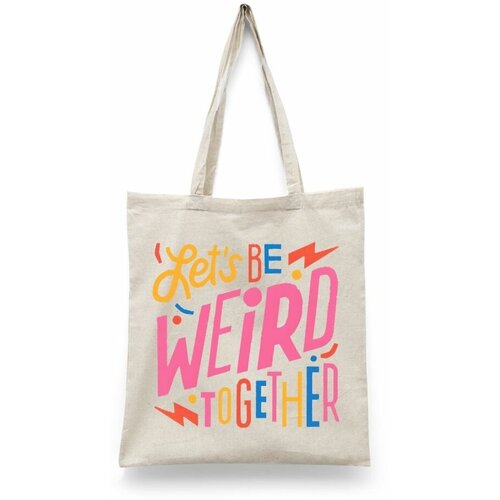 фото Сумка шоппер каждому своё, бежевый