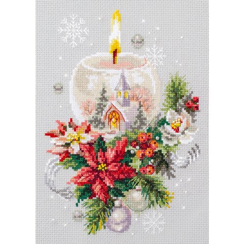 Набор для вышивания Чудесная Игла 100-231 Рождественская свеча 16 х 23 см 100 247 набор для вышивания чудесная игла рождественская сказка