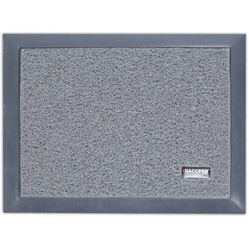 Коврик напольный HACCPER Dezmatta 47x60 см серый dez4760