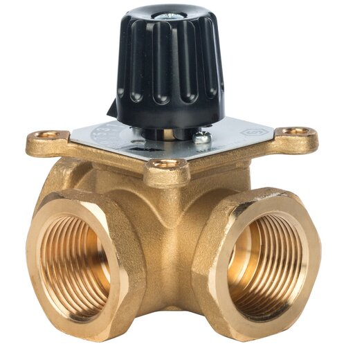 Трехходовой смесительный клапан STOUT SVM-0003-012502 муфтовый (ВР), Ду 25 (1), Kvs 12
