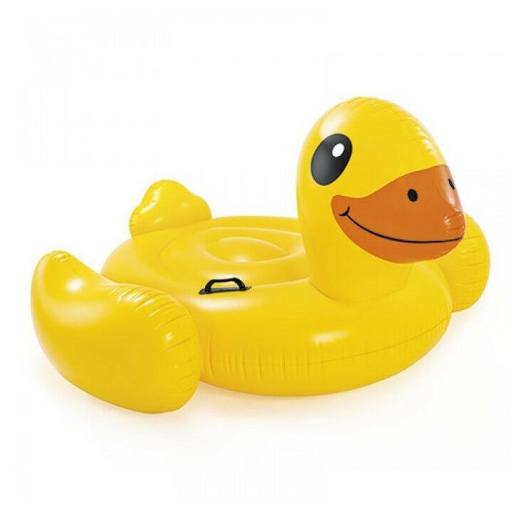 Плот надувной INTEX Baby Duck Ride-On (Уточка), для бассейна и моря, от 3 лет, 147х147х81,28см