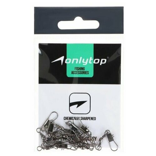 фото Аксессуар для рыбалки. карабин 10+2 а (набор 12 штук), 1 набор onlitop