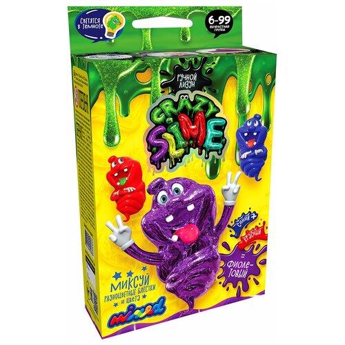 Danko Toys Crazy Slime Ручной лизун, фиолетовый