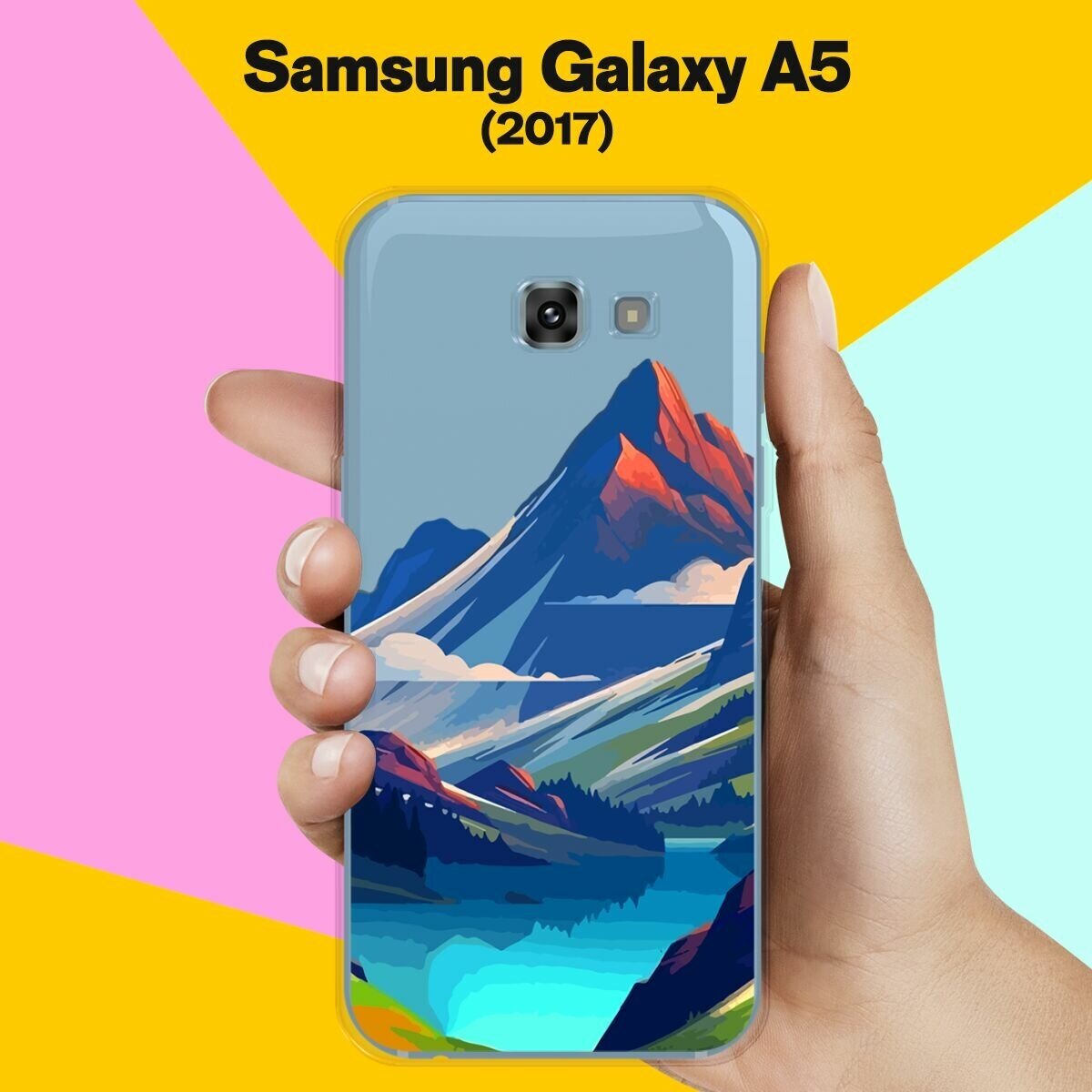 Силиконовый чехол на Samsung Galaxy A5 (2017) Горы 10 / для Самсунг Галакси А5 2017