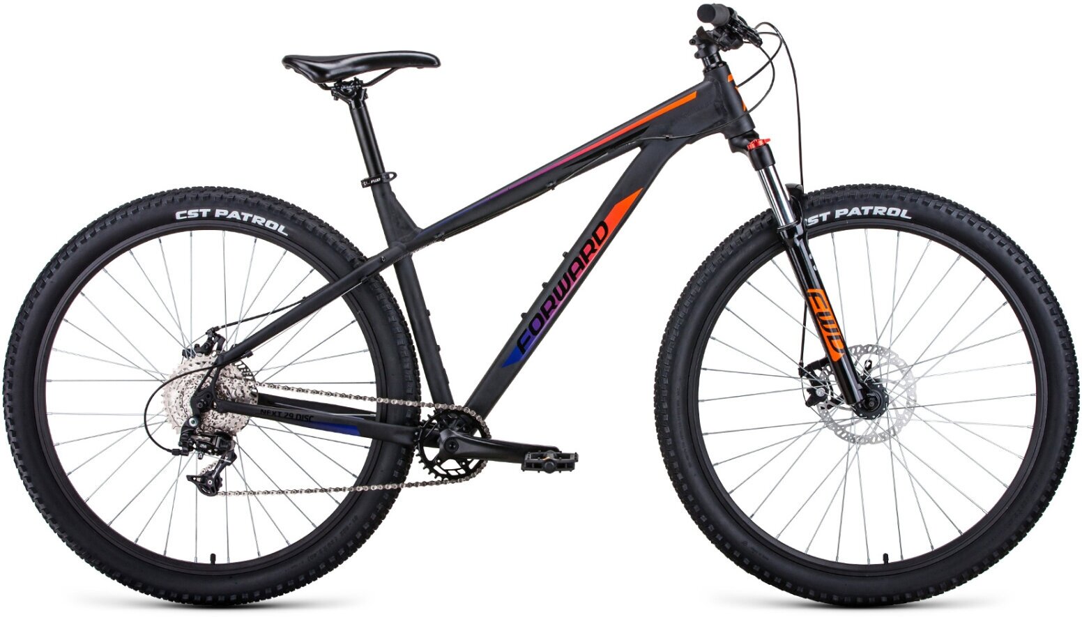 Горный велосипед Forward Next 29 X (2021) 19" Черно-оранжевый (171-184 см)