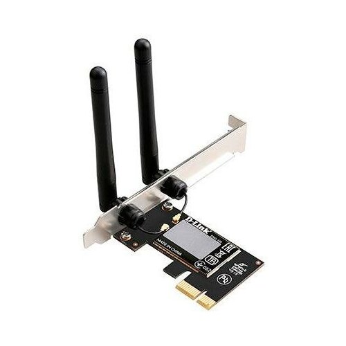 Сетевой адаптер WiFi D-Link DWA-548 DWA-548/10/C1A N300 PCI Express (ант. внеш. несъем.) 2ант. (упак:10шт) сетевой адаптер wifi tp link archer t2e ac600 pci express ант внеш съем 1ант