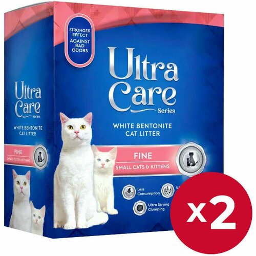 Ultra Care Fine Small Cats  & Kittens комкующийся наполнитель для кошачьего туалета для котят и мелких кошек