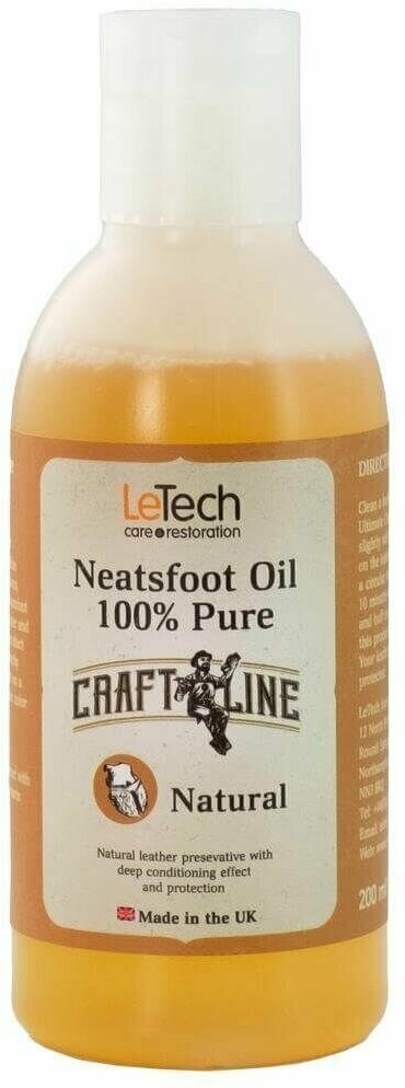 Масло костное для кожи с запахом Natural LeTech Neatsfoot Oil Leather 100% Pure 100ml