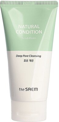 The Saem Пенка-скраб для лица для глубокого очищения 150 мл Natural Condition Scrub Foam Deep Pore Cleansing