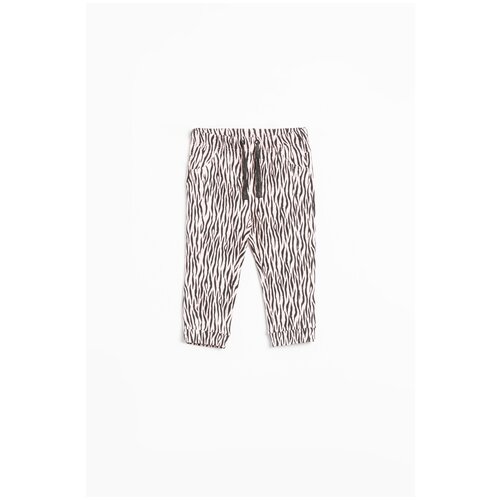 фото Брюки coccodrillo черный, белый 62 девочки