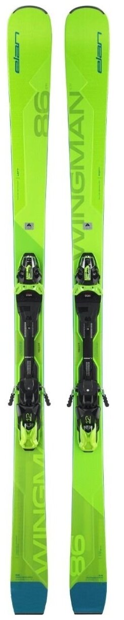 Горные лыжи с креплениями ELAN 2020-21 Wingman 86 CTi FusionX + EMX 12 FusionX Black/Green (см:172)