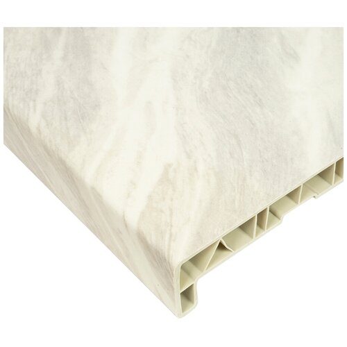 Подоконник ПВХ Vilplast 300х2000х20 мм покрытие Elesgo серый мрамор