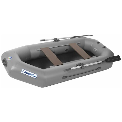 фото Гребная лодка под мотор ковчег лоцман стандарт 240 серый 766062822