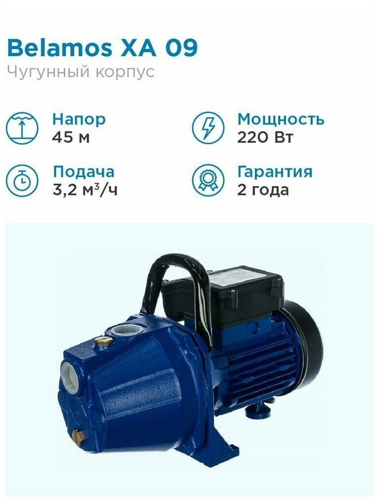 Поверхностный насос BELAMOS XA 09 (850 Вт)