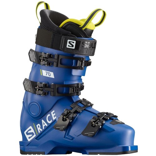 горнолыжные ботинки salomon s race 90 р 5 23 raceblue acid Горнолыжные ботинки Salomon S/RACE 70, р.5 / 23.5см, синий