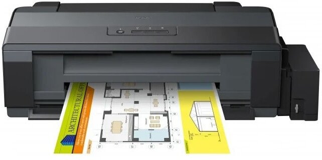 Принтер струйный Epson L1300 (C11CD81401/403/504/402) A3+ черный