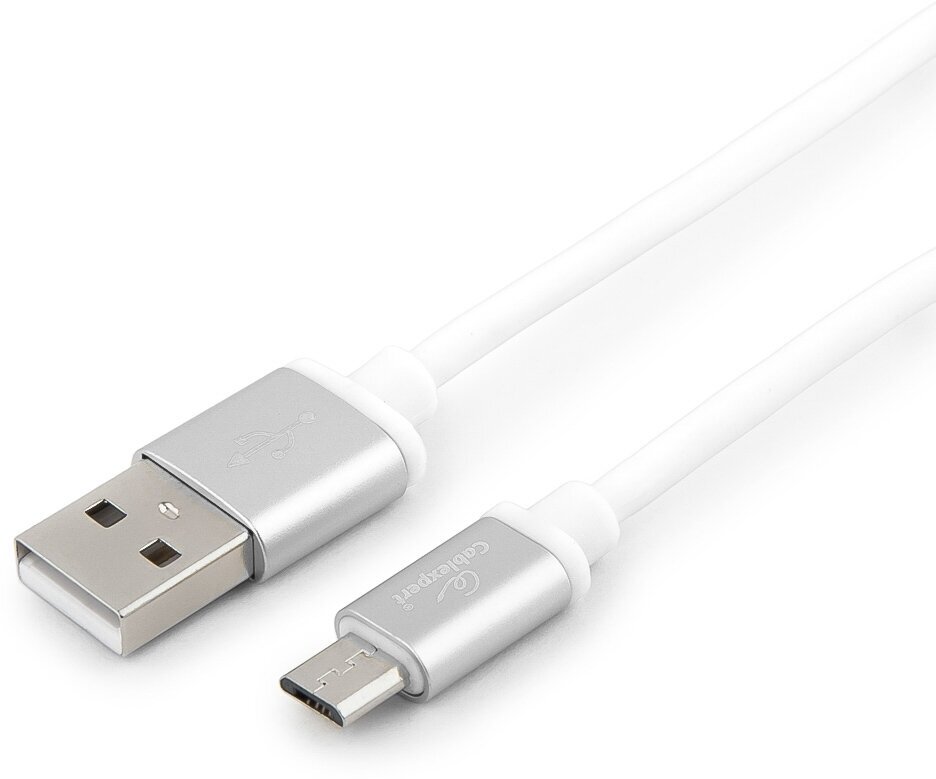 Кабель USB - microUSB, 1.8м, Gembird (CC-S-mUSB01W-1.8M)