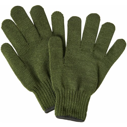 Перчатки для зимних садовых работ акриловые размер 10 цвет зеленый
