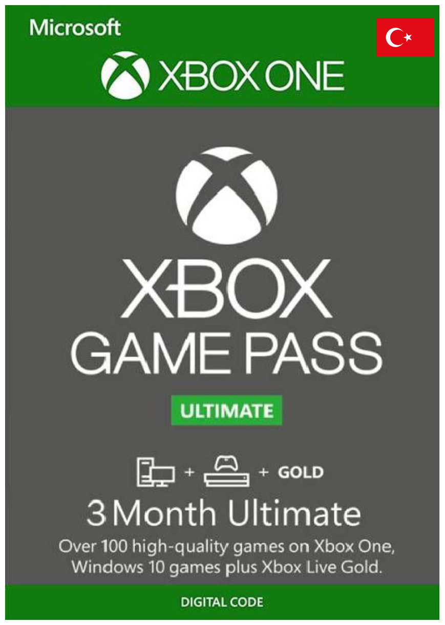 Xbox Game Pass Ultimate 3 месяца Турция, цифровой код — купить в ...