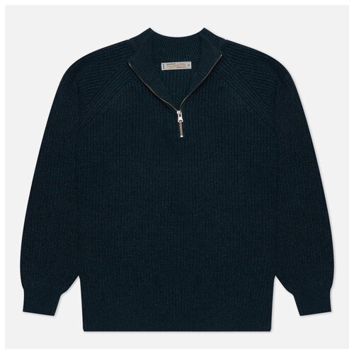 фото Мужской свитер frizmworks half zip mock neck синий , размер xl