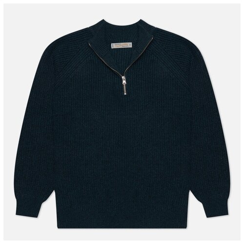 Мужской свитер FrizmWORKS Half Zip Mock Neck синий, Размер L