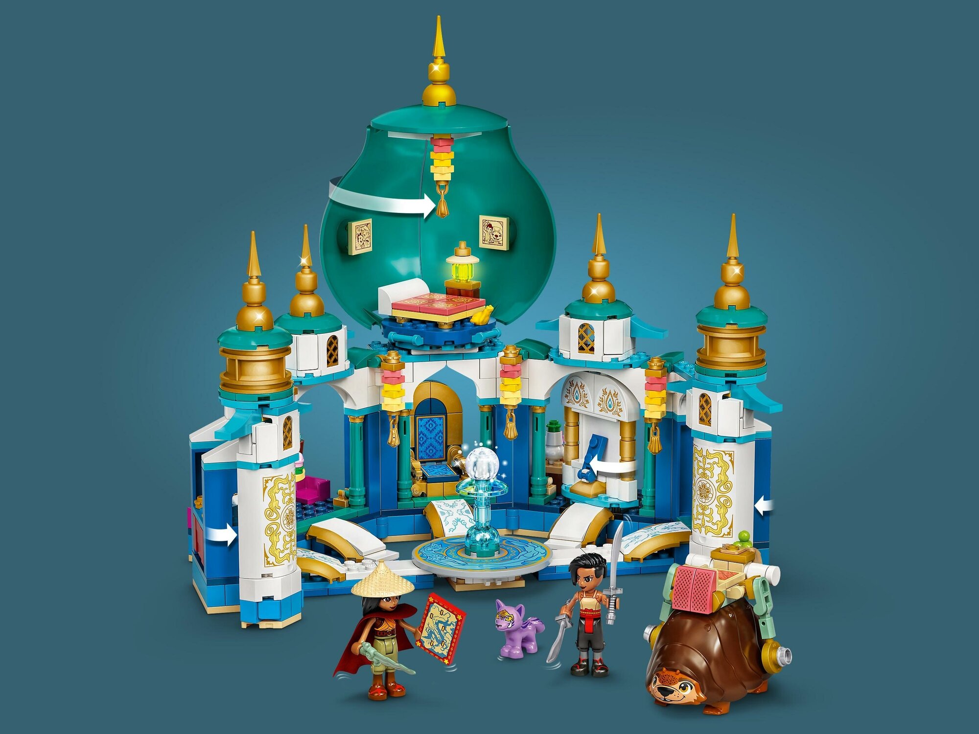 Конструктор LEGO Disney Princess 43181 "Райя и Дворец сердца", 610 деталей - фото №20
