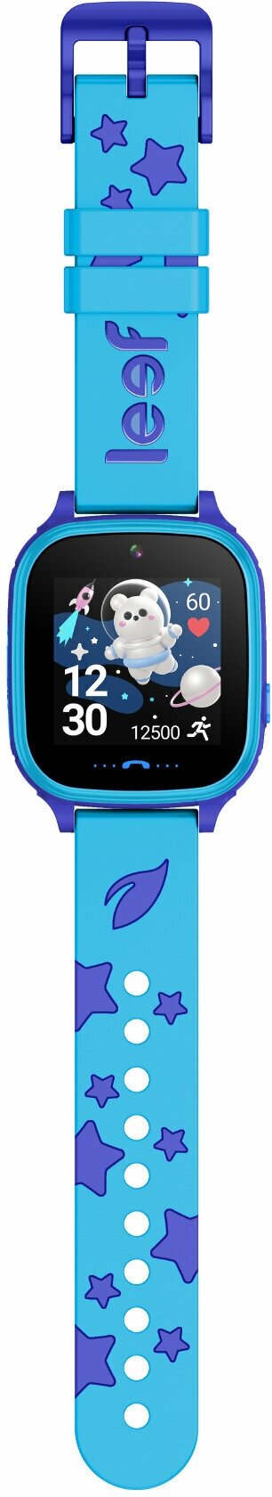 Детские умные GPS часы-телефон LEEF Nimbus цвет синий+голубой
